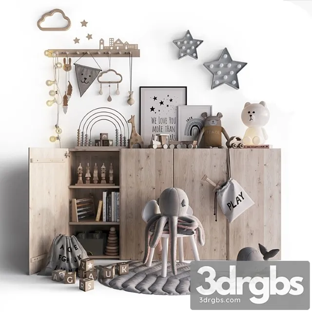 Chidren Set 1 3D Model Free