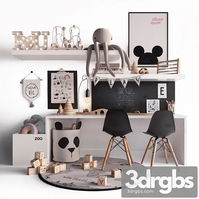 Chidren Set 2 3D Model Free