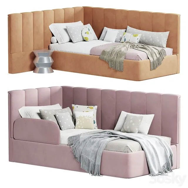 Child bed Valencia by WoodSoft 3D Model