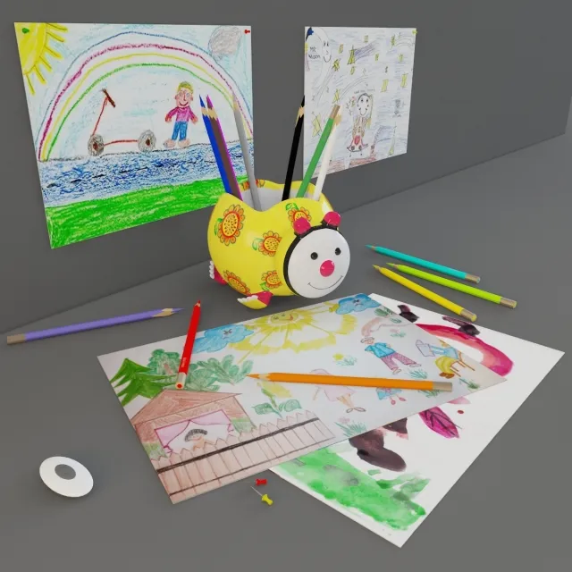 child-room - 3D models for the nursery 3D Model