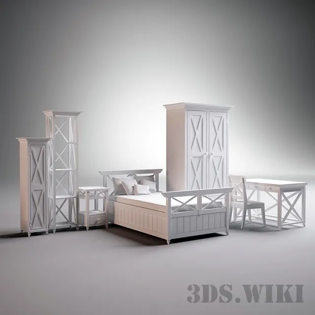 child-room - A set of furniture for the children 3D Model