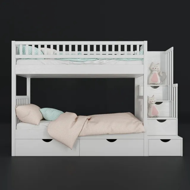 child-room - Artek two-level bed 3D Model