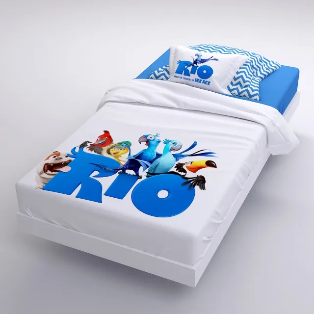 child-room - Baby bedding 3D Model