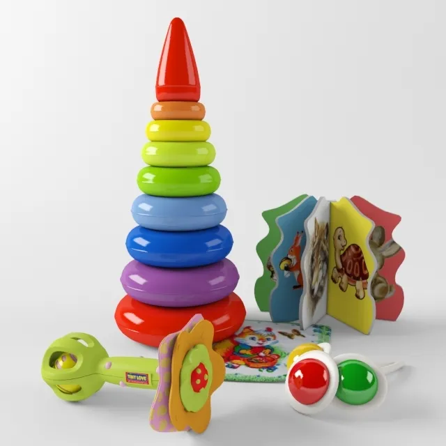 child-room - Baby toys 3D Model