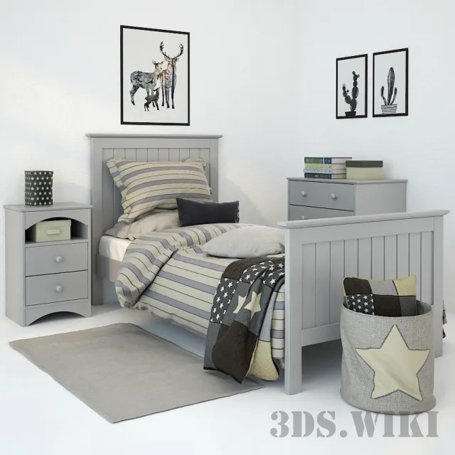 child-room - Barney 3D Model