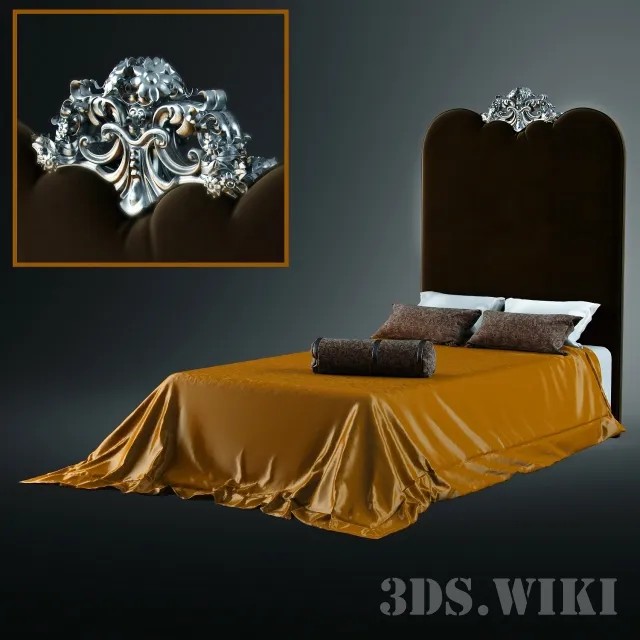 child-room - Bed CREAZIONI Samuele letto 3D Model