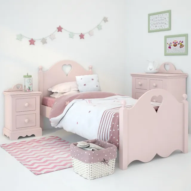 child-room - Bed Looby Lou 3D Model