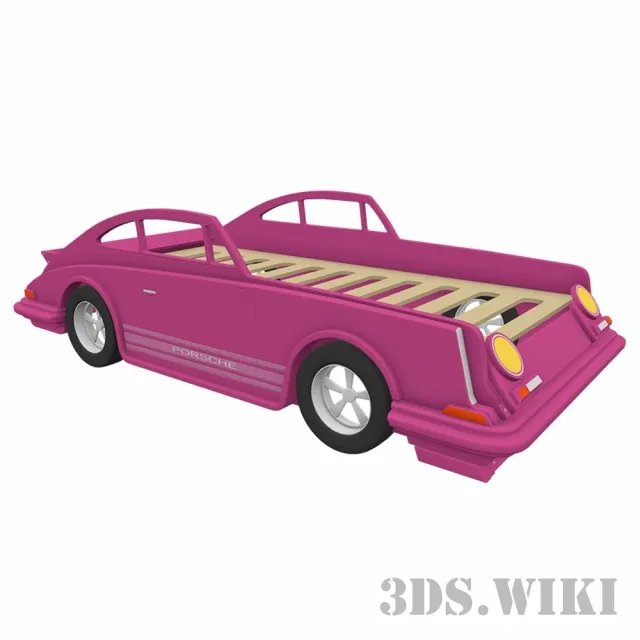 child-room - Bed machine 3D Model