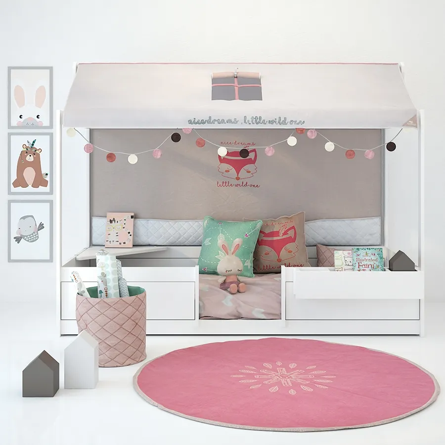 child-room - Bed Wild Child 3D Model