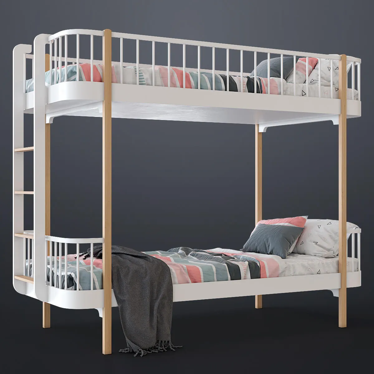 child-room - Bunk bed Oliver 1 3D Model