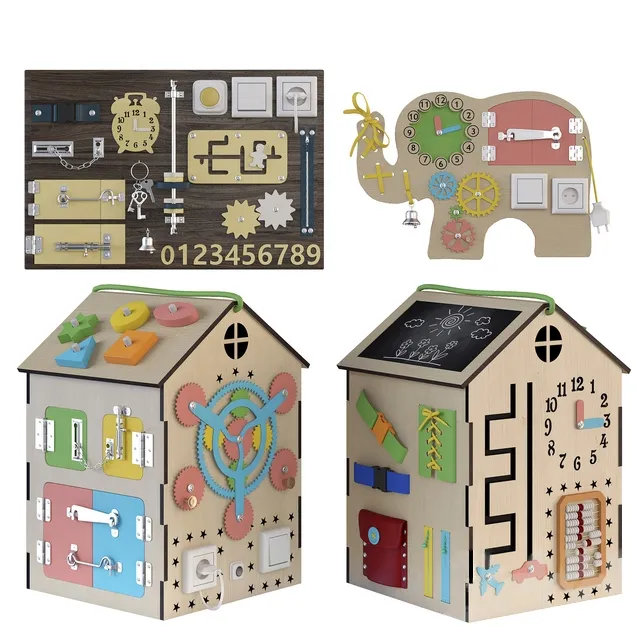 child-room - Busy Board 3D Model