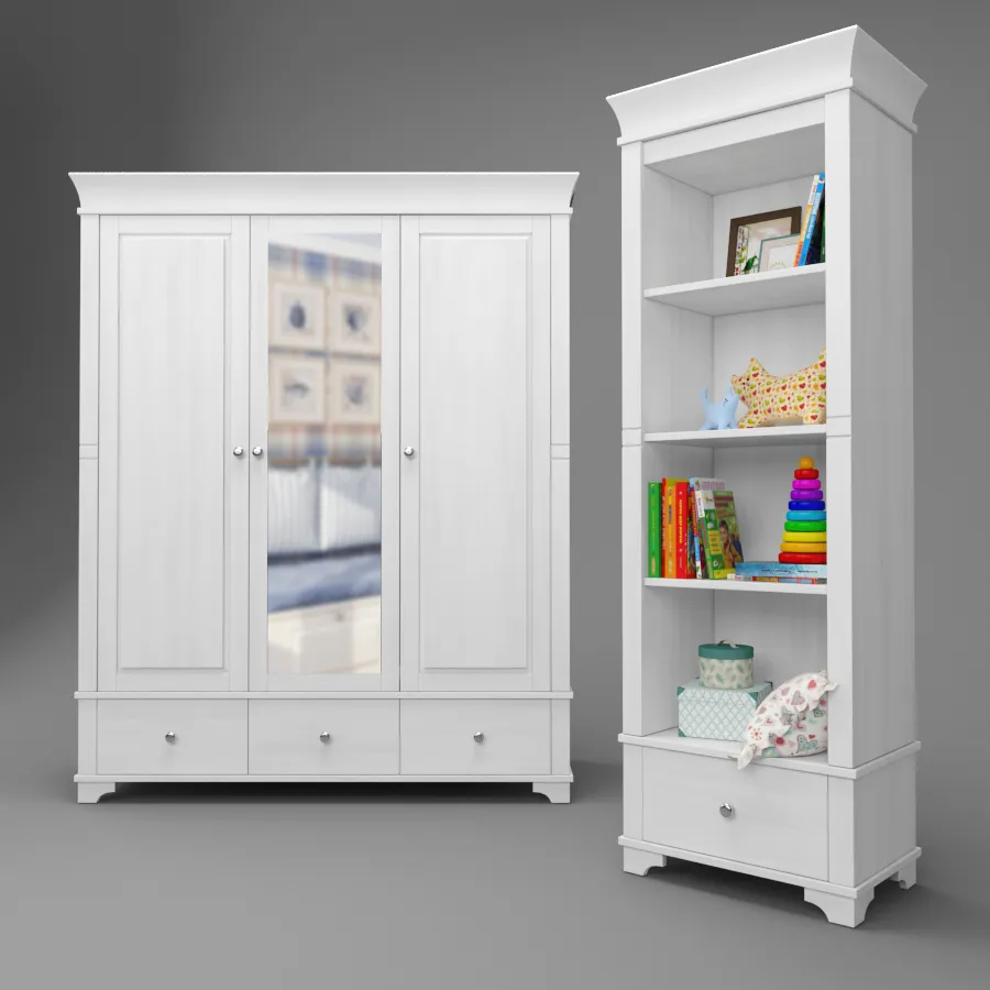 child-room - Cabinet of toys 01 3D Model