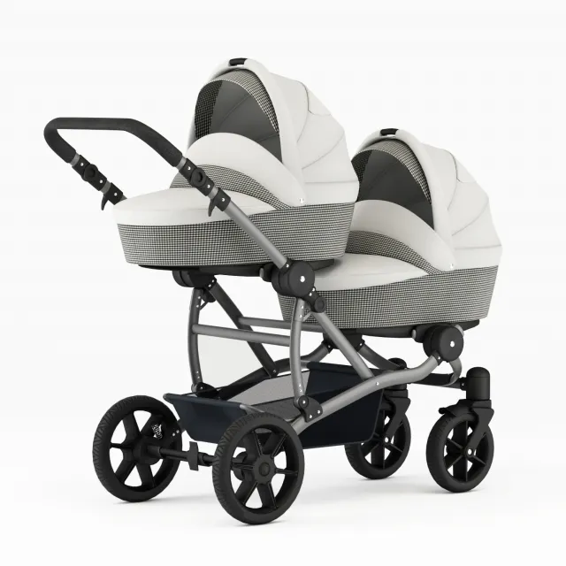 child-room - Carriage for twins for newborns 3D Model