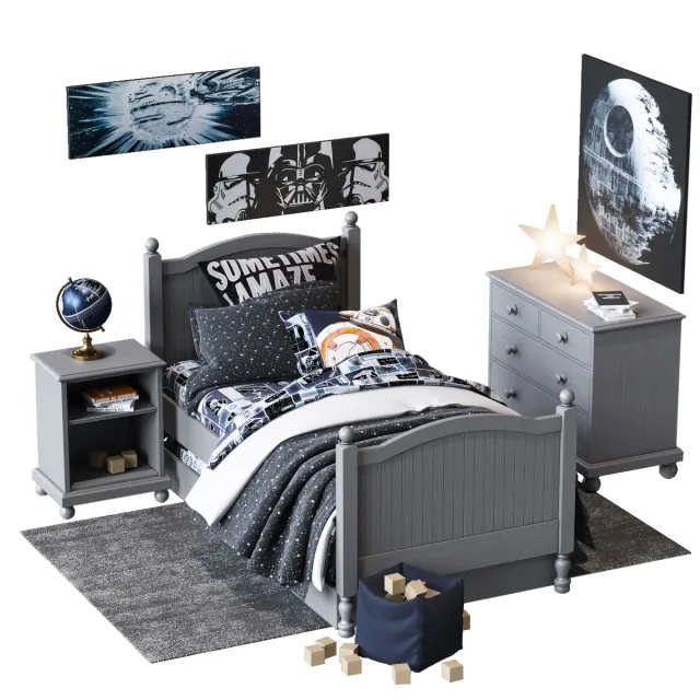 child-room - Catalina Star Wars set 3D Model