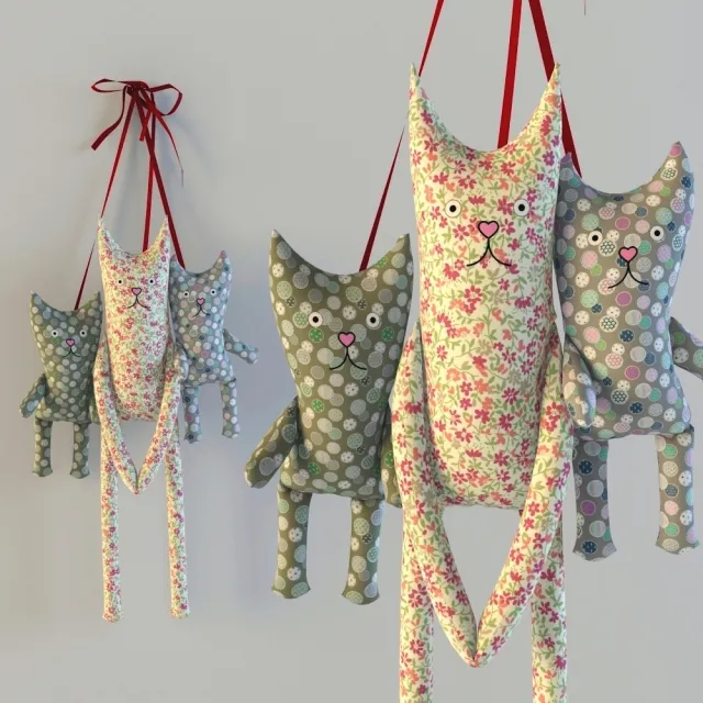 child-room - Cats 3D Model