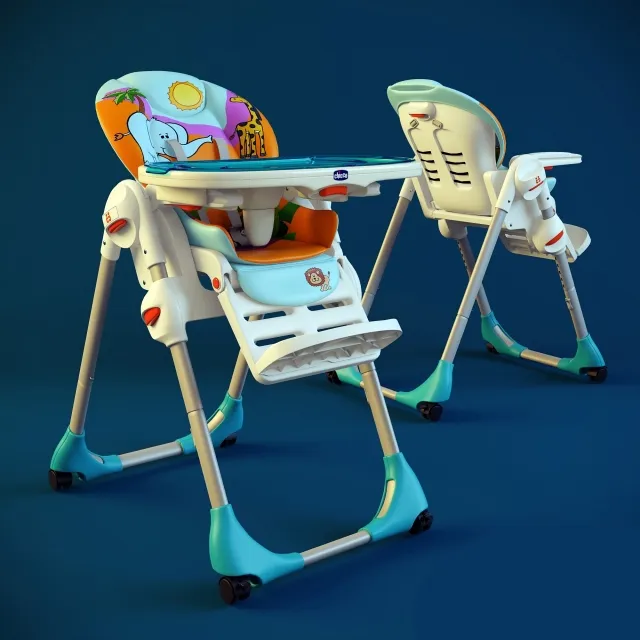 child-room - Chicco chair 3D Model