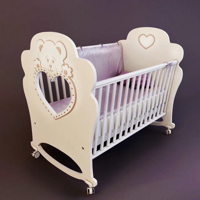 child-room - Children bed 3D Model