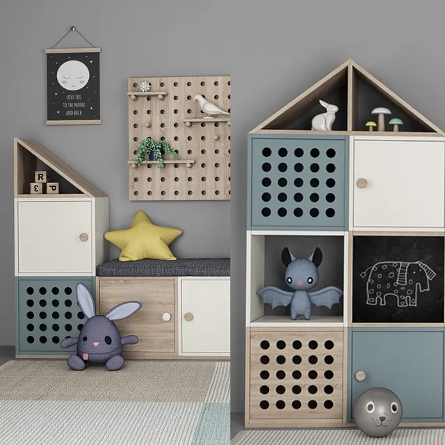 child-room - Children furniture  56 3D Model
