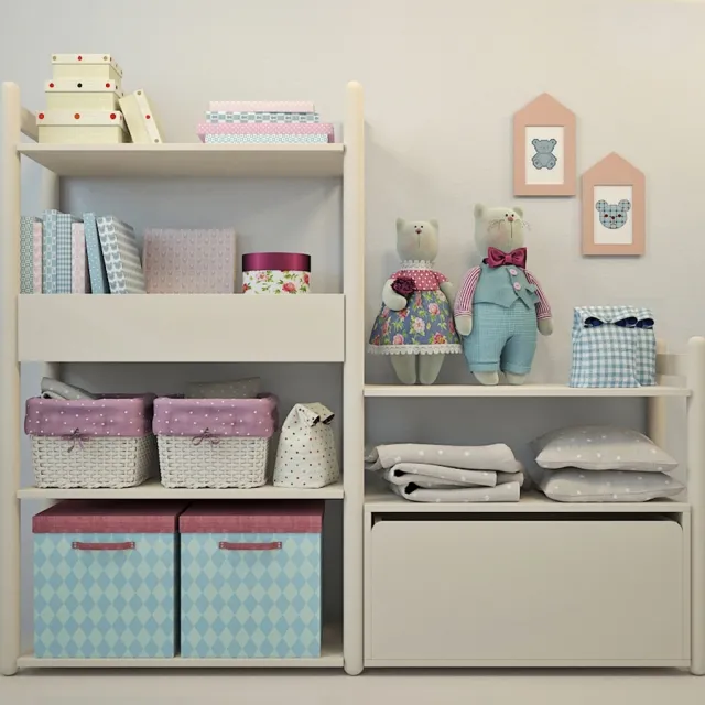 child-room - Children's accessories_BLUE 3D Model