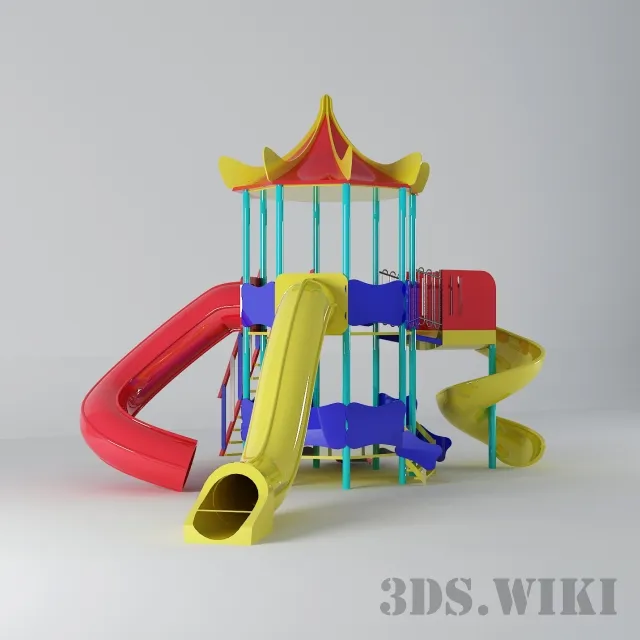 child-room - Children's attraction slide 3D Model