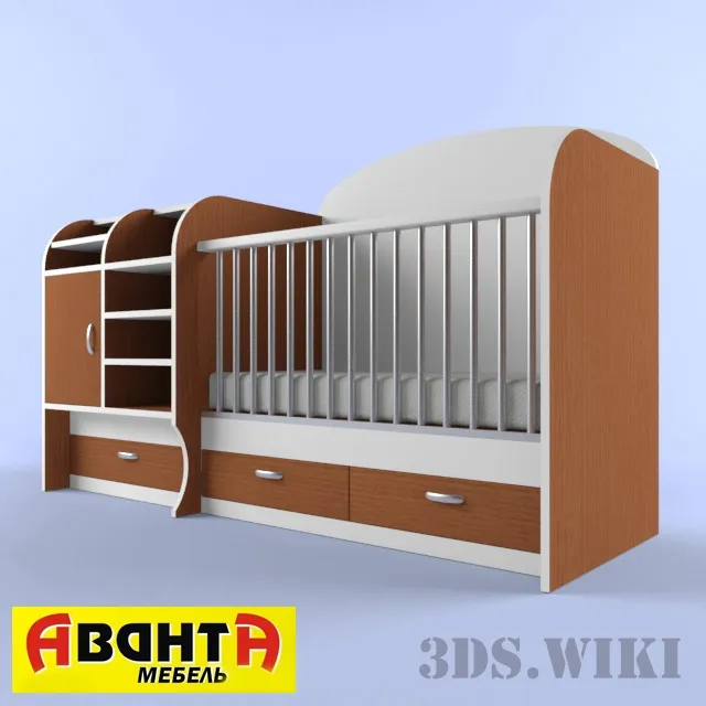 child-room - Children's bed 3D Model