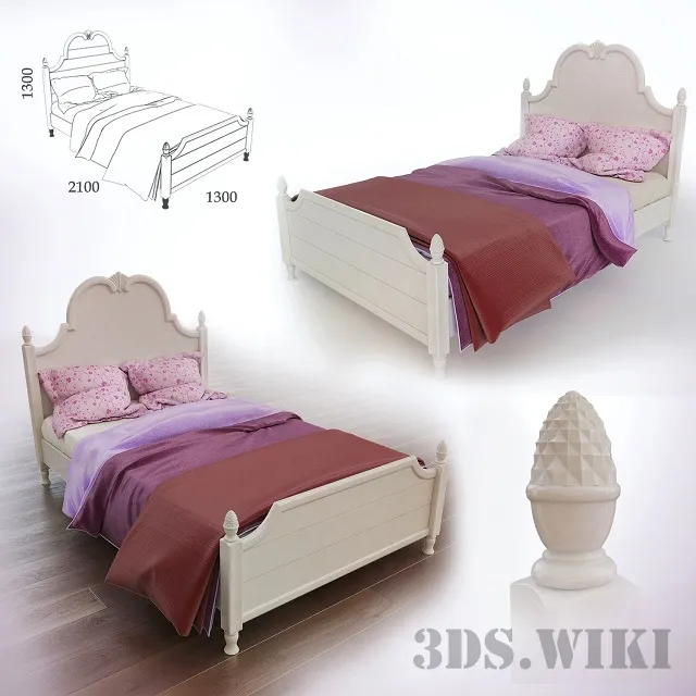 child-room - Children's bed 3D Model