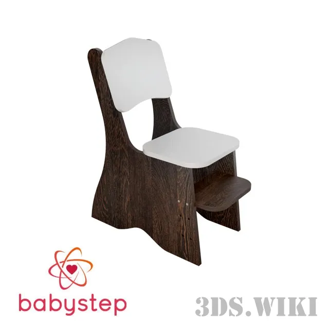 child-room - Children's chair Babystep Loft 3D Model
