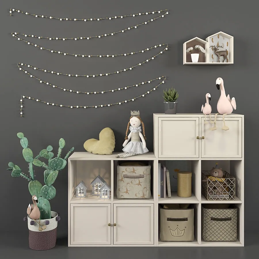 child-room - Children's furniture  05 3D Model