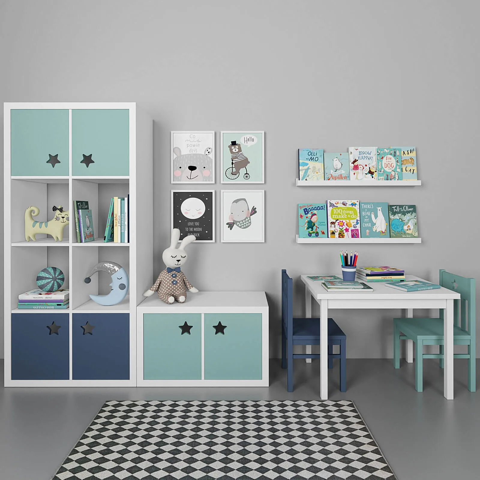 child-room - Children`s furniture 50 3D Model