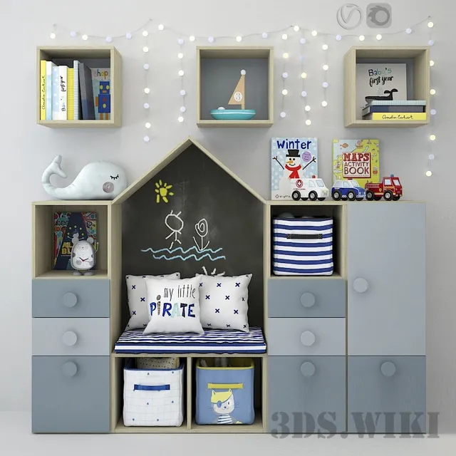 child-room - Children's furniture and accessories 3D Model