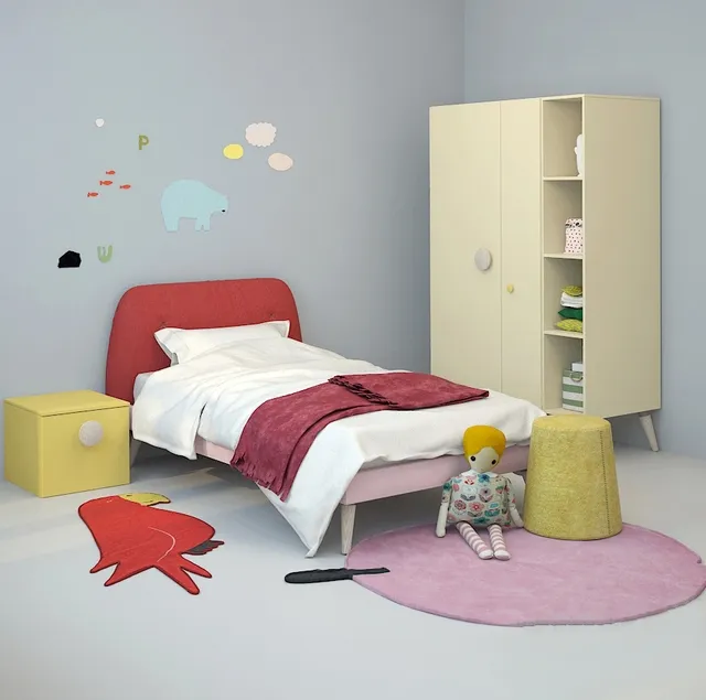 child-room - Children's furniture Nidi 03 3D Model