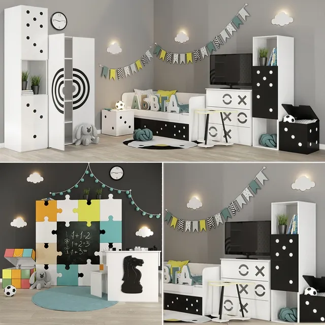 child-room - Children's Furniture Prolonga 3D Model