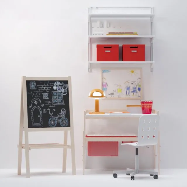 child-room - Childrens furniture set by IKEA 3D Model
