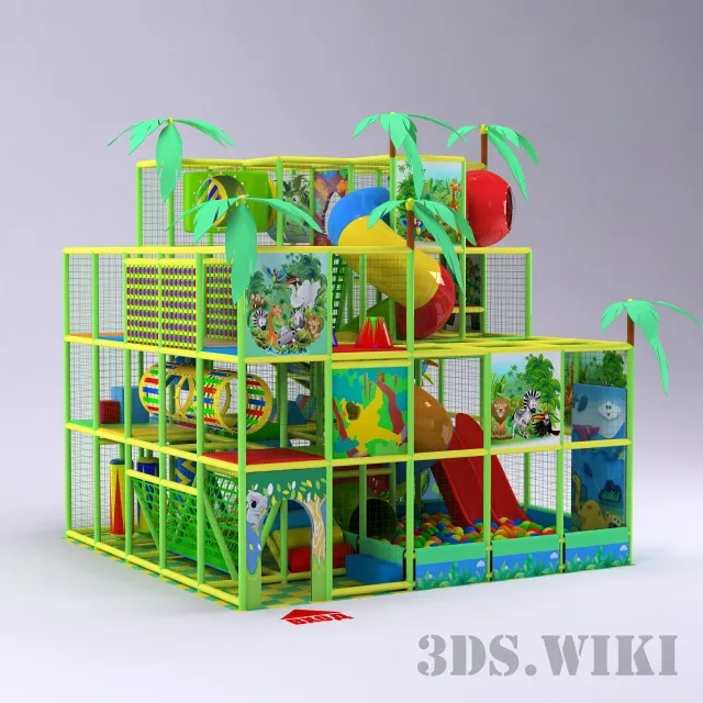 child-room - Children's play labyrinth 3D Model
