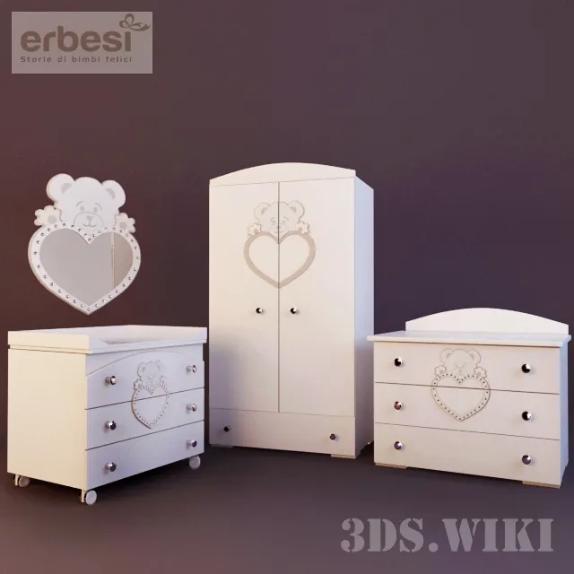 child-room - Children's room furniture 3D Model