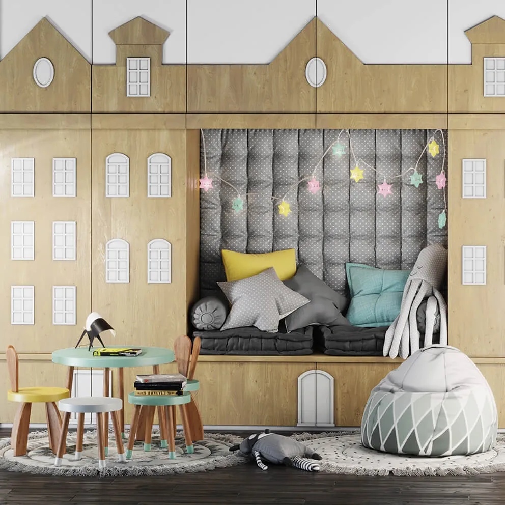 child-room - Children's room set 07 3D Model