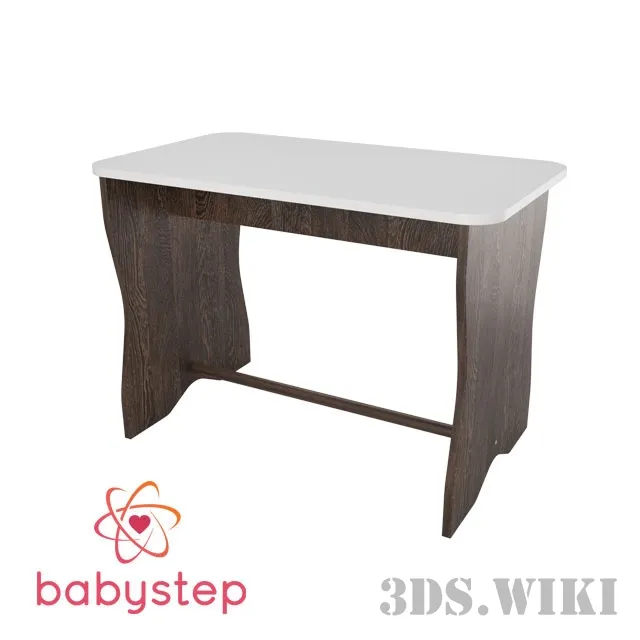 child-room - Children's Table Babystep Loft 3D Model
