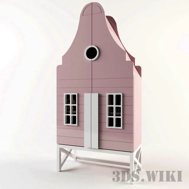child-room - Children's wardrobe DE DURGERDAM 3D Model