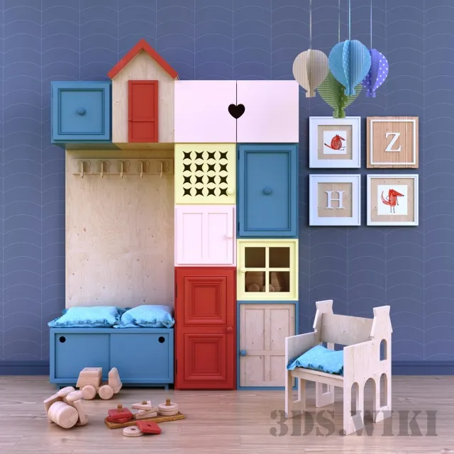 child-room - Детская Комната 3D Model