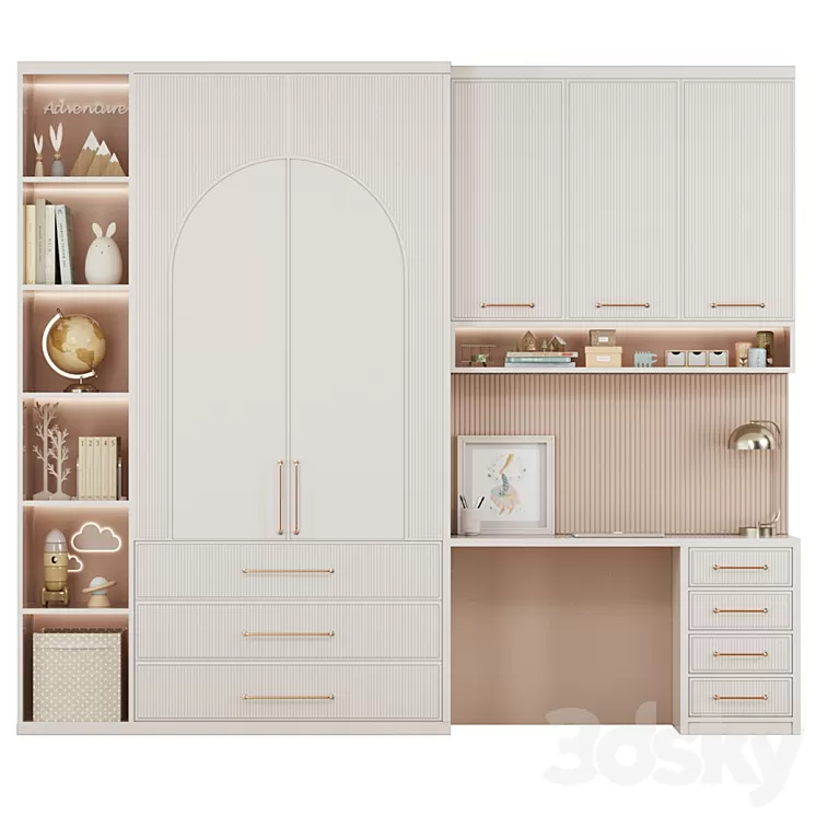 Child Room Decor-13 3D Model Free