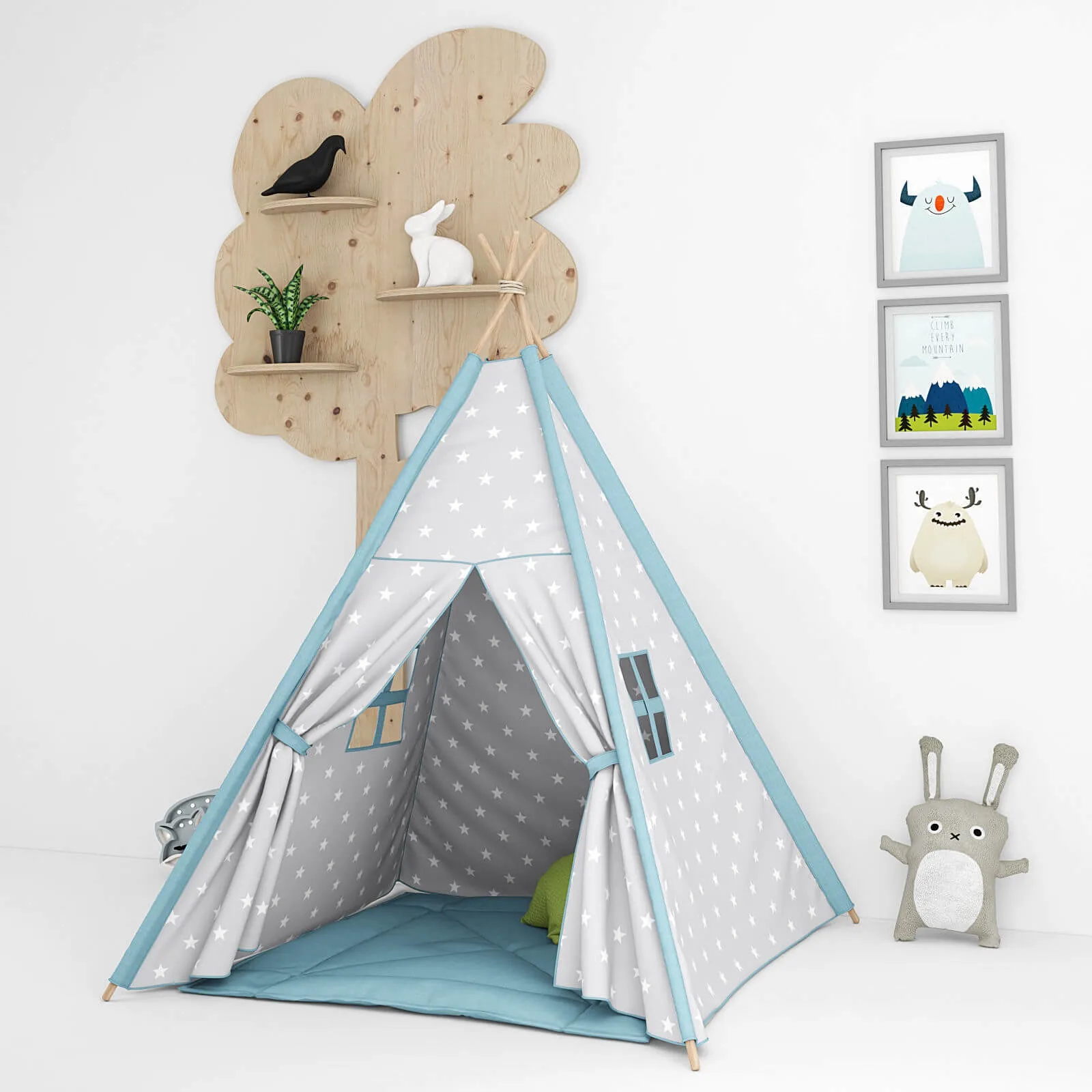 child-room - Decorative set for a nursery 3D Model