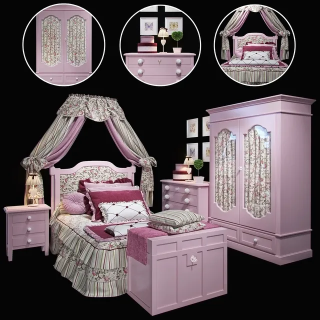 child-room - Dolfi And Sogni Di Matilde 3D Model