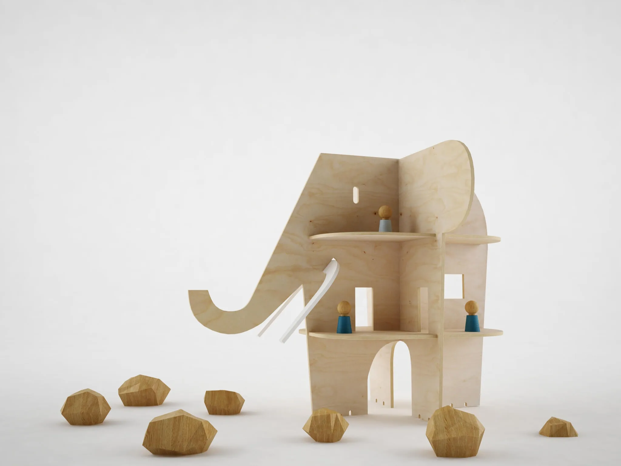 child-room - Ele Villa Elephant 3D Model