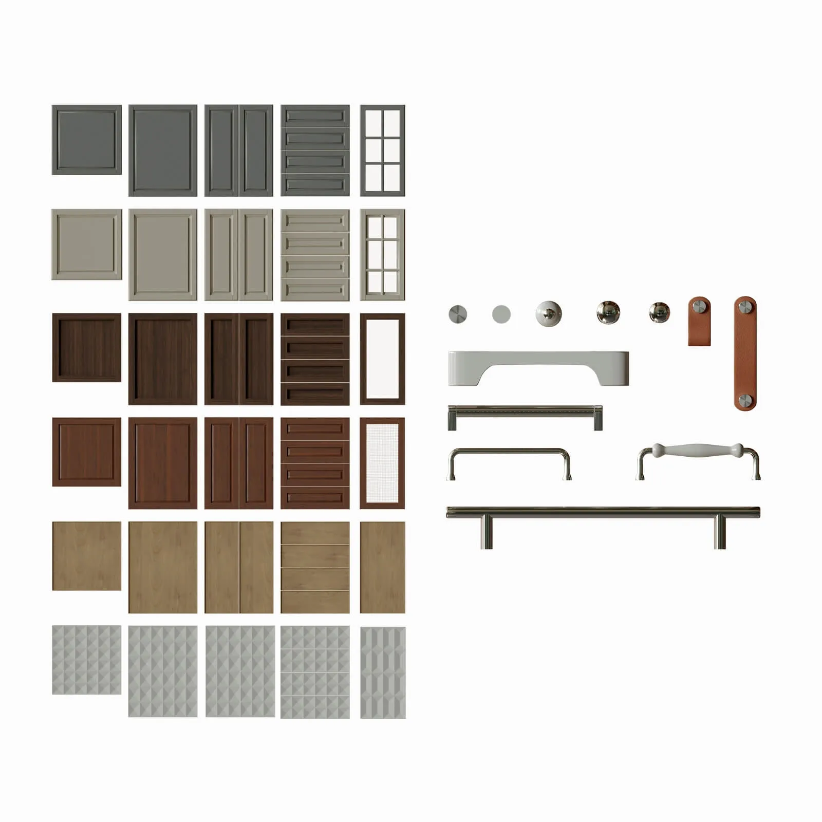 child-room - Facades and handles IKEA 3D Model