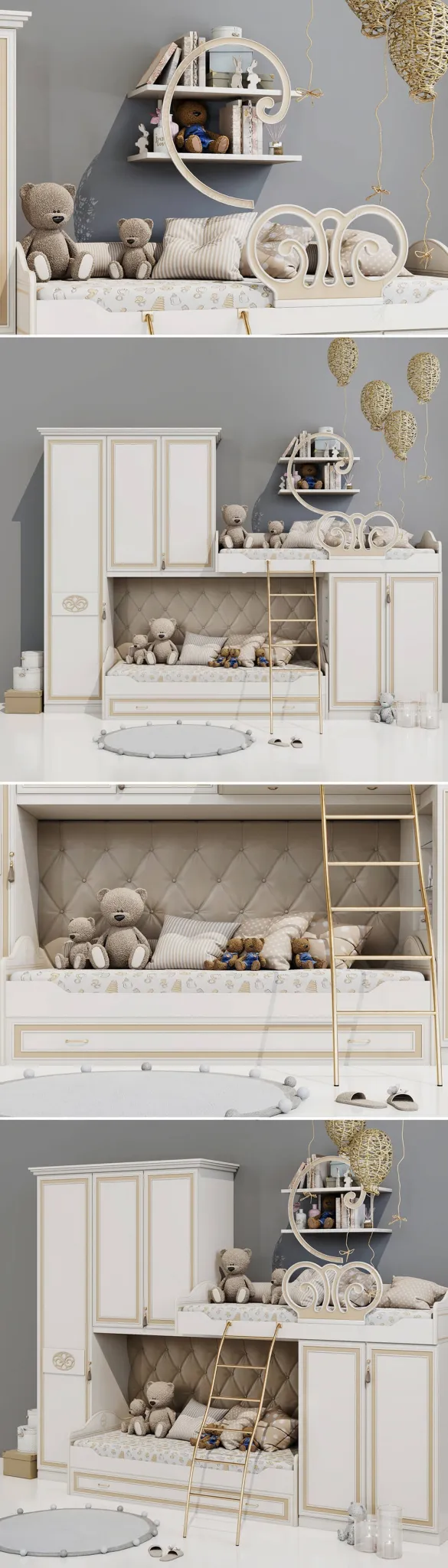child-room - Ferretti e Ferretti Happy Night  02 3D Model