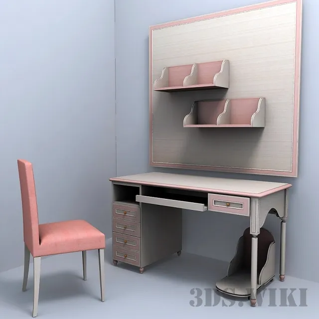 child-room - FERRETTI & FERRETTI writing desk 3D Model