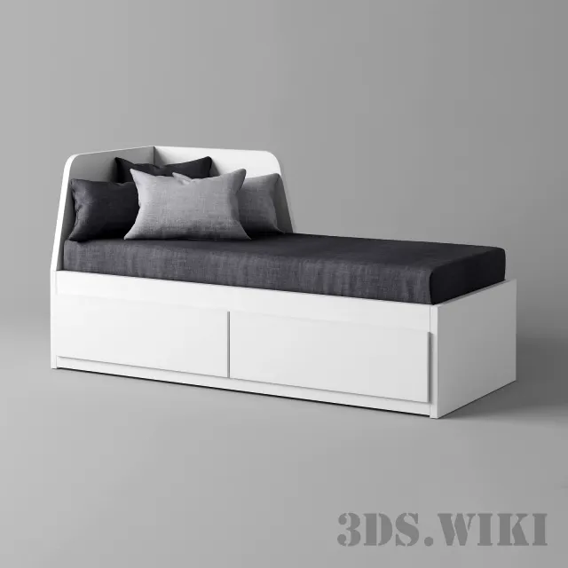 child-room - Flecke's baby bed - IKEA 3D Model