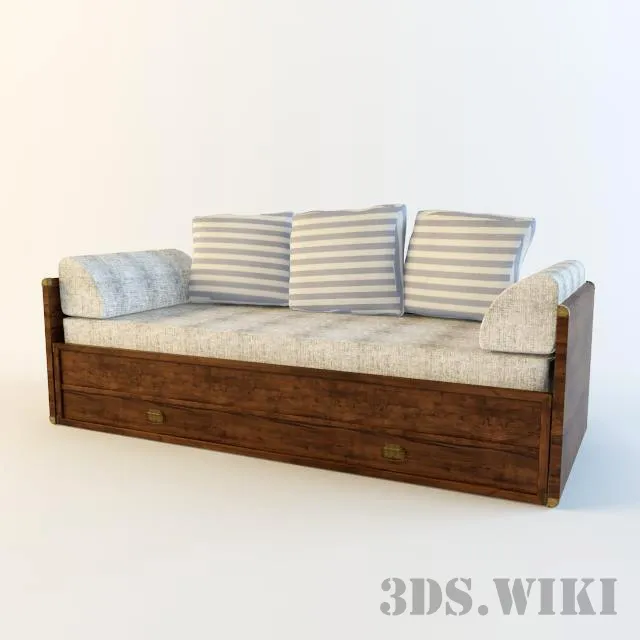 child-room - Indiana sofa bed from BRW factory 3D Model
