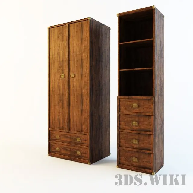 child-room - Indiana wardrobes from BRW 3D Model