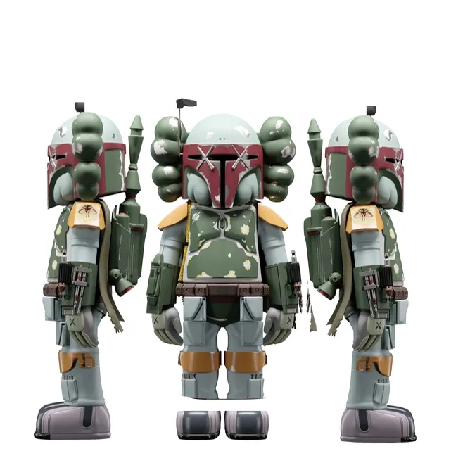 child-room - Kaws Boba Fett Companion 3D Model
